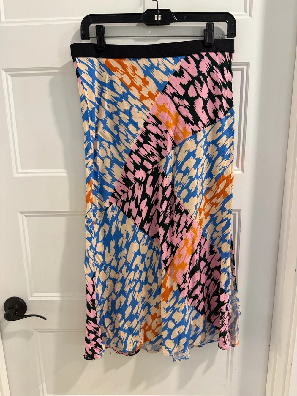 Corey Lynn Calter- Colorful Printed Midi Skirt-sz Medium!! Beautiful shape! - Picture 5 of 9